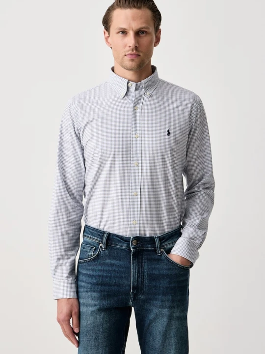 Zdjęcie produktu Polo Ralph Lauren koszula męska z bawełną niebieski