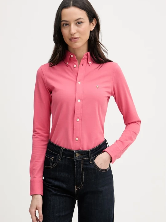 Zdjęcie produktu Polo Ralph Lauren koszula oxford damska bawełniana różowy