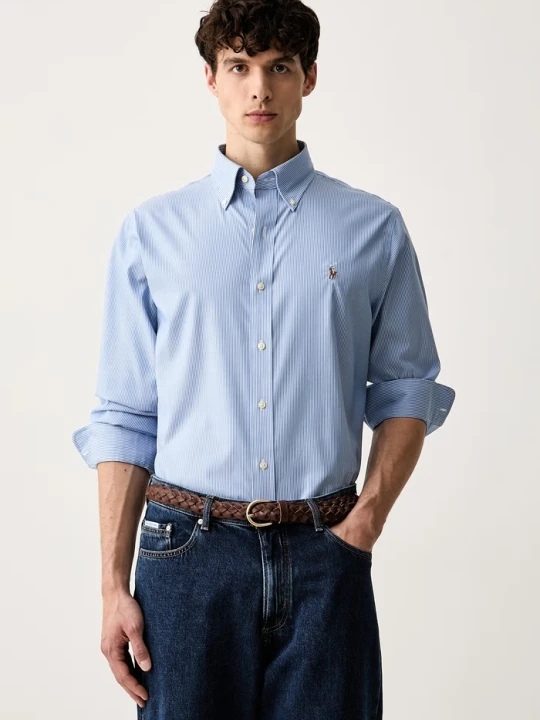 Zdjęcie produktu Polo Ralph Lauren koszula oxford męska bawełniana niebieski