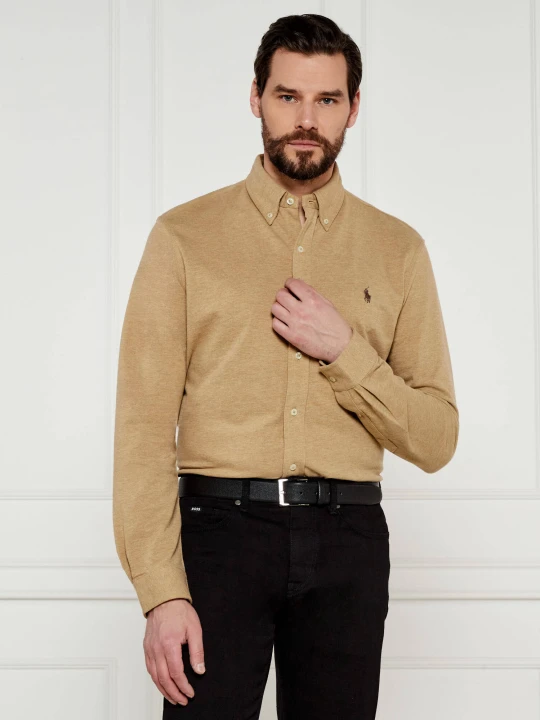 Zdjęcie produktu POLO RALPH LAUREN Koszula Oxford | Regular Fit | feather weight twill beżowy