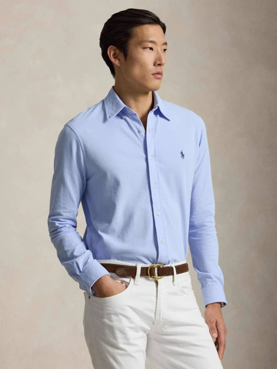 Zdjęcie produktu POLO RALPH LAUREN Koszula Oxford | Regular Fit | feather weight twill błękitny