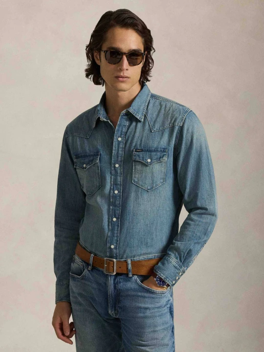 Zdjęcie produktu POLO RALPH LAUREN Koszula | Regular Fit | denim błękitny