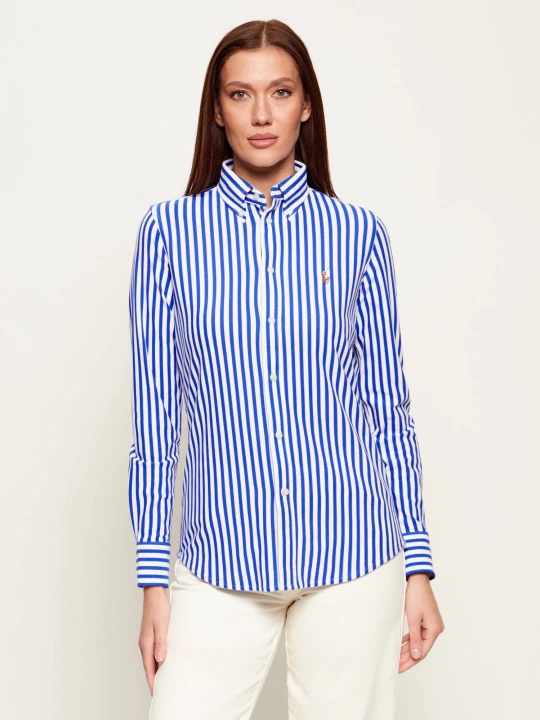 Zdjęcie produktu POLO RALPH LAUREN Koszula | Slim Fit | knit oxford granatowy