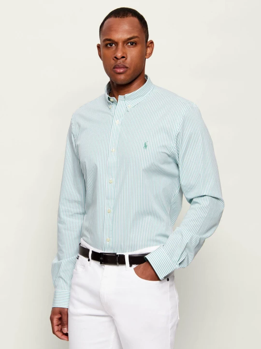 Zdjęcie produktu POLO RALPH LAUREN Koszula | Slim Fit | stretch zielony
