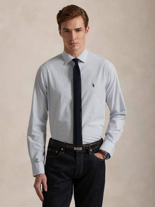Zdjęcie produktu POLO RALPH LAUREN Koszula | Slim Fit | stretch błękitny