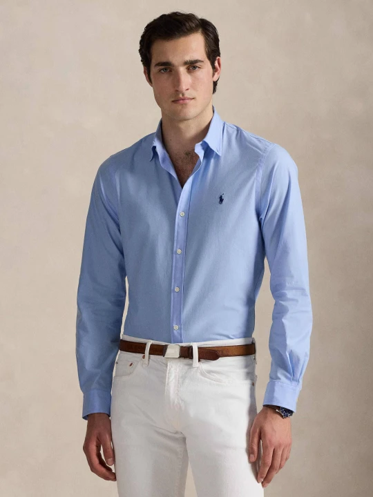 Zdjęcie produktu POLO RALPH LAUREN Koszula | Slim Fit | stretch błękitny