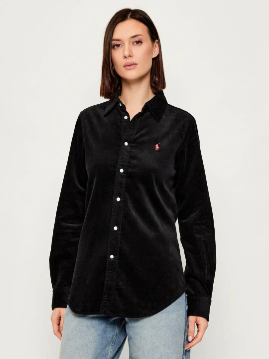 Zdjęcie produktu POLO RALPH LAUREN Koszula | Slim Fit | sztruks czarny
