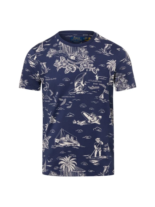 Zdjęcie produktu Polo Ralph Lauren Koszulka Mężczyźni Bawełna niebieski | wielokolorowy