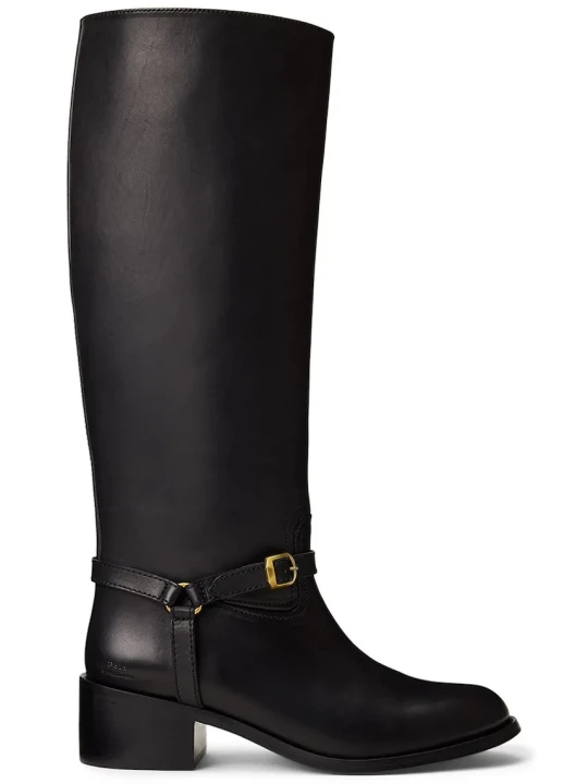 Zdjęcie produktu Polo Ralph Lauren kozaki skórzane Riding Boot
