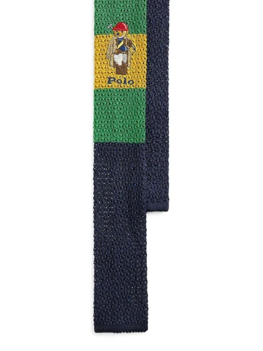 Zdjęcie produktu Polo Ralph Lauren krawat męski jedwabny granatowy
