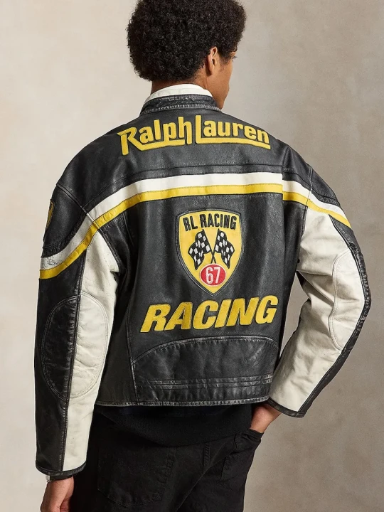 Zdjęcie produktu Polo Ralph Lauren krótka kurtka skórzana męska