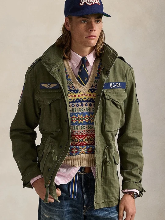 Zdjęcie produktu Polo Ralph Lauren Icnc Fld Jkt Lined Field kurtka przejściowa bawełniana męska