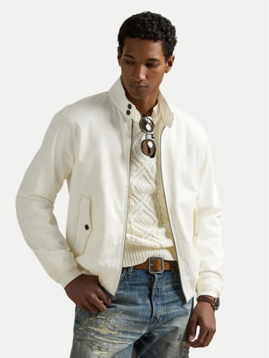 Zdjęcie produktu Polo Ralph Lauren Kurtka bomber 710970569002 Biały Regular Fit