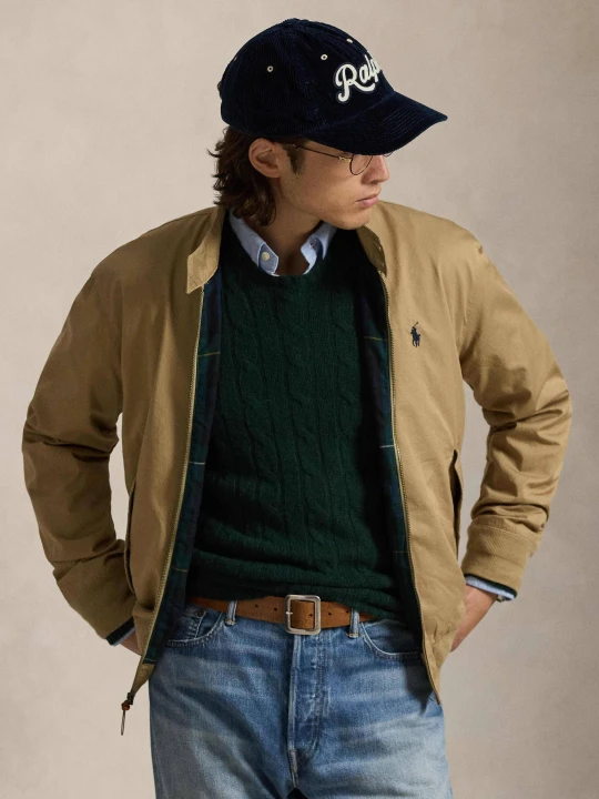 Zdjęcie produktu POLO RALPH LAUREN Kurtka bomber | Regular Fit | z dodatkiem skóry beżowy