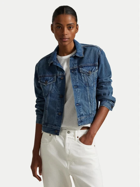 Zdjęcie produktu Polo Ralph Lauren Kurtka jeansowa 211969408001 Niebieski Relaxed Fit