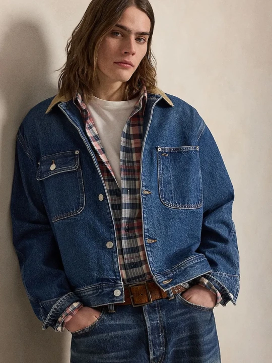 Zdjęcie produktu Polo Ralph Lauren kurtka jeansowa męska granatowy