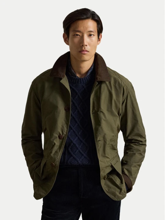 Zdjęcie produktu Polo Ralph Lauren Kurtka koszulowa 710B15977001 Zielony ciemny Regular Fit