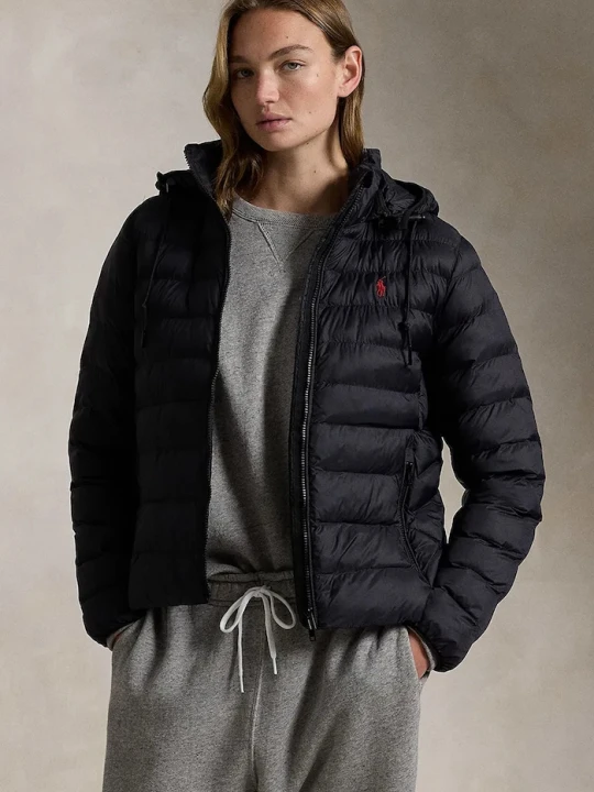 Zdjęcie produktu Polo Ralph Lauren kurtka pikowana damska czarny