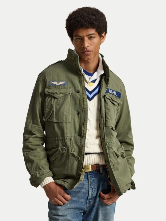 Zdjęcie produktu Polo Ralph Lauren Kurtka przejściowa 710961616001 Zielony Regular Fit
