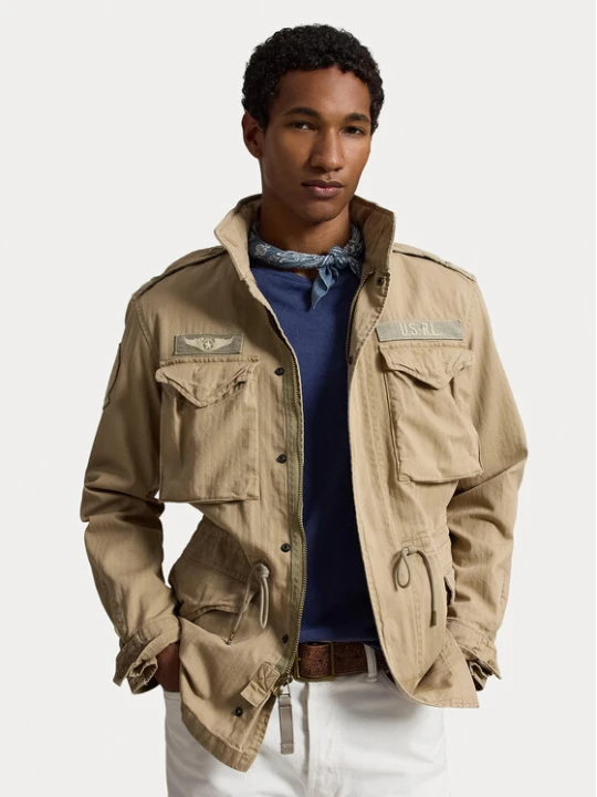 Zdjęcie produktu Polo Ralph Lauren Kurtka przejściowa The Iconic Field 710961616500 Beżowy Regular Fit