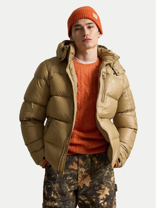 Zdjęcie produktu Polo Ralph Lauren Kurtka puchowa 710968281501 Beżowy ciemny Regular Fit