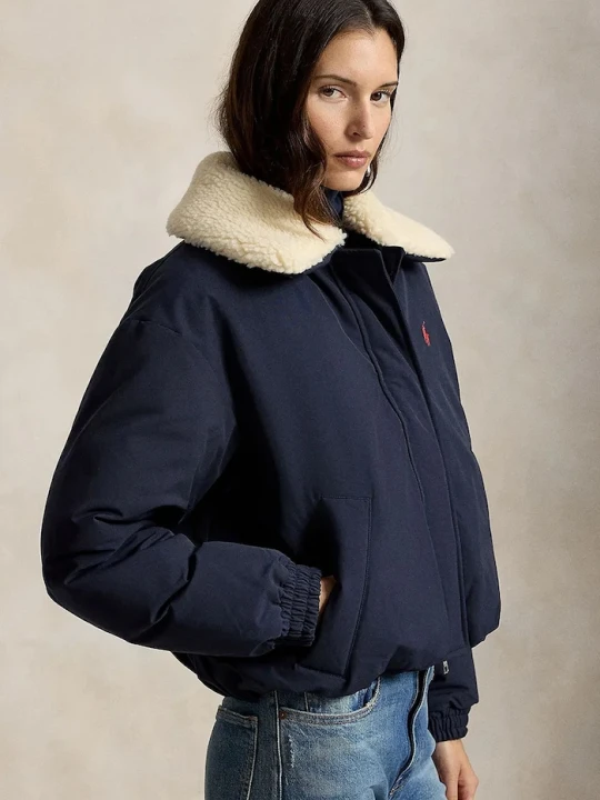 Zdjęcie produktu Polo Ralph Lauren kurtka puchowa damska granatowy