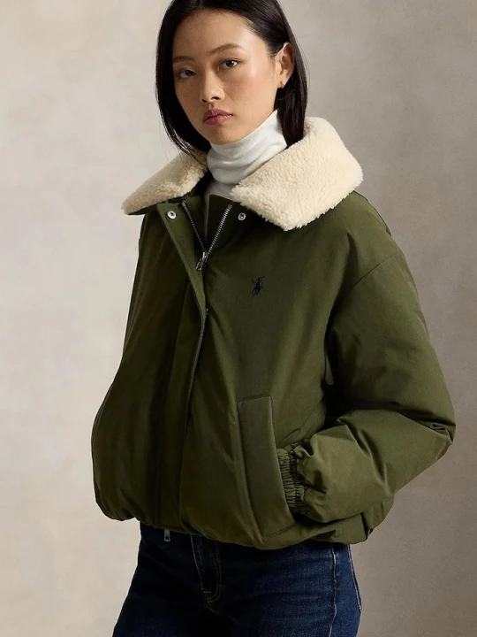 Zdjęcie produktu Polo Ralph Lauren kurtka puchowa damska zielony