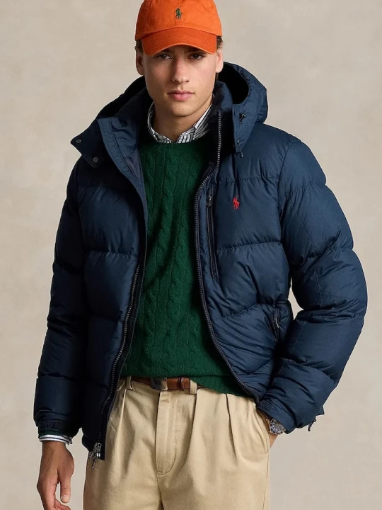 Zdjęcie produktu Polo Ralph Lauren kurtka puchowa granatowy