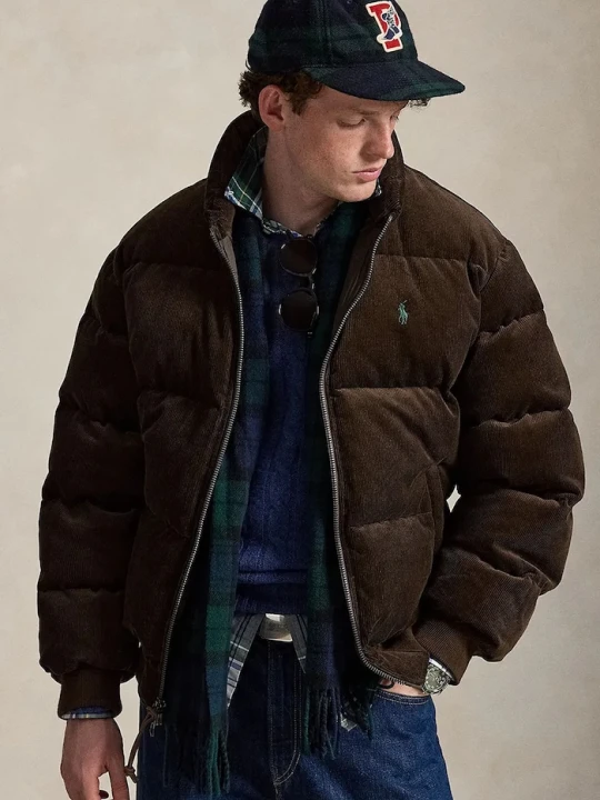 Zdjęcie produktu Polo Ralph Lauren kurtka puchowa męska brązowy