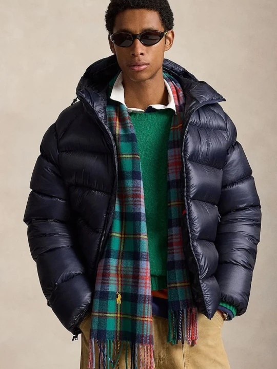 Zdjęcie produktu Polo Ralph Lauren kurtka puchowa męska granatowy