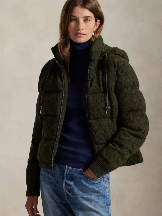 Zdjęcie produktu Polo Ralph Lauren kurtka wełniana zielony