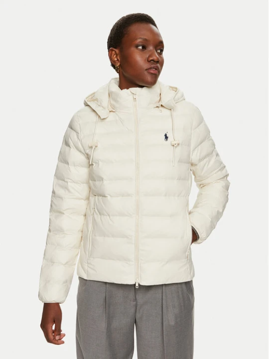 Zdjęcie produktu Polo Ralph Lauren Kurtka zimowa 211958932003 Écru Relaxed Fit Kremowy