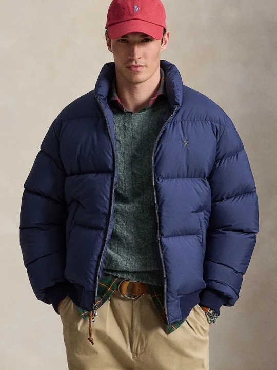 Zdjęcie produktu Polo Ralph Lauren kurtka zimowa męska granatowy