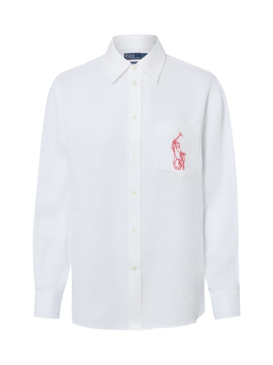 Zdjęcie produktu Polo Ralph Lauren Lniana bluzka Kobiety len (100%) biały