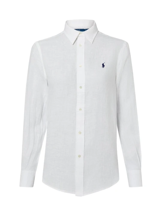 Zdjęcie produktu Polo Ralph Lauren Lniana bluzka Kobiety len biały