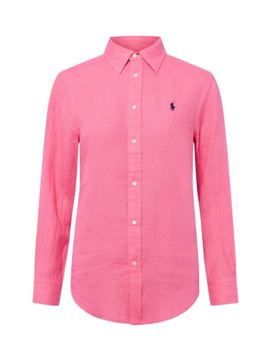 Zdjęcie produktu Polo Ralph Lauren Lniana bluzka Kobiety len wyrazisty róż