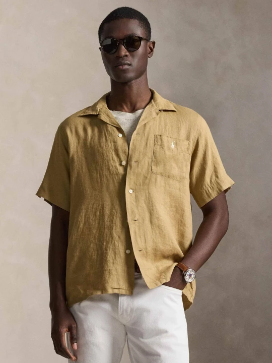 Zdjęcie produktu POLO RALPH LAUREN Lniana koszula | Classic fit beżowy