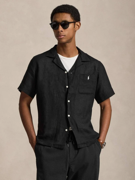 Zdjęcie produktu POLO RALPH LAUREN Lniana koszula | Classic fit czarny