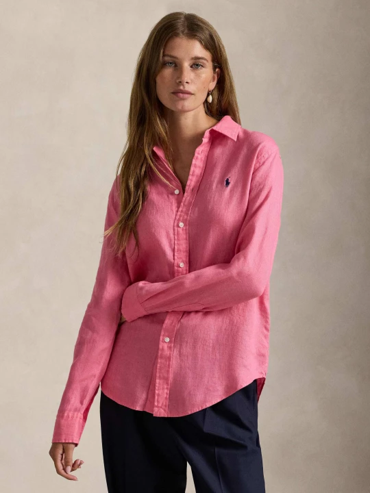 Zdjęcie produktu POLO RALPH LAUREN Lniana koszula | Classic fit różowy
