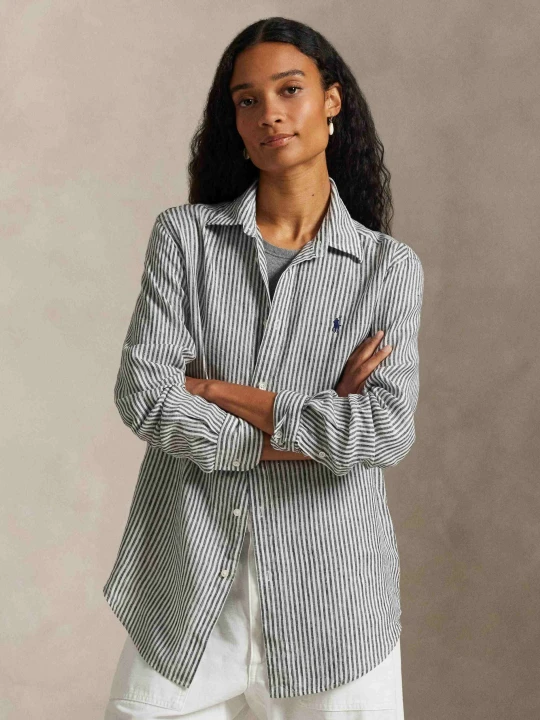 Zdjęcie produktu POLO RALPH LAUREN Lniana koszula | Classic fit czarny