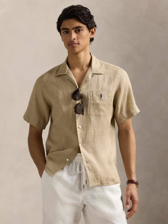 Zdjęcie produktu POLO RALPH LAUREN Lniana koszula | Classic fit beżowy