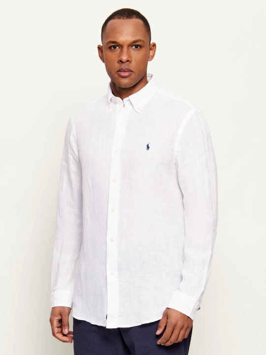 Zdjęcie produktu POLO RALPH LAUREN Lniana koszula | Custom fit biały