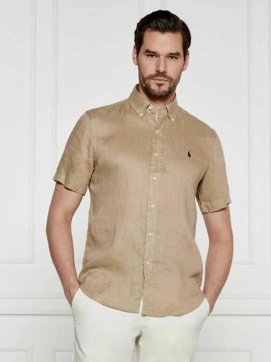 Zdjęcie produktu POLO RALPH LAUREN Lniana koszula | Custom fit beżowy