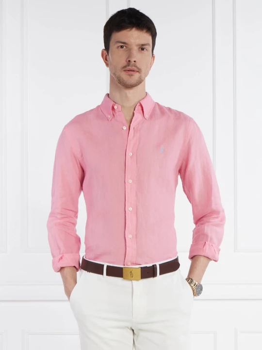 Zdjęcie produktu POLO RALPH LAUREN Lniana koszula | Custom fit różowy