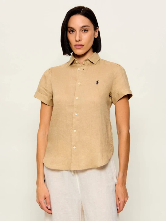 Zdjęcie produktu POLO RALPH LAUREN Lniana koszula Mlanie | Regular Fit beżowy