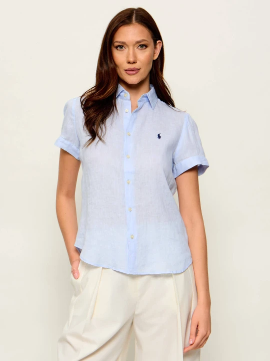 Zdjęcie produktu POLO RALPH LAUREN Lniana koszula | Regular Fit błękitny