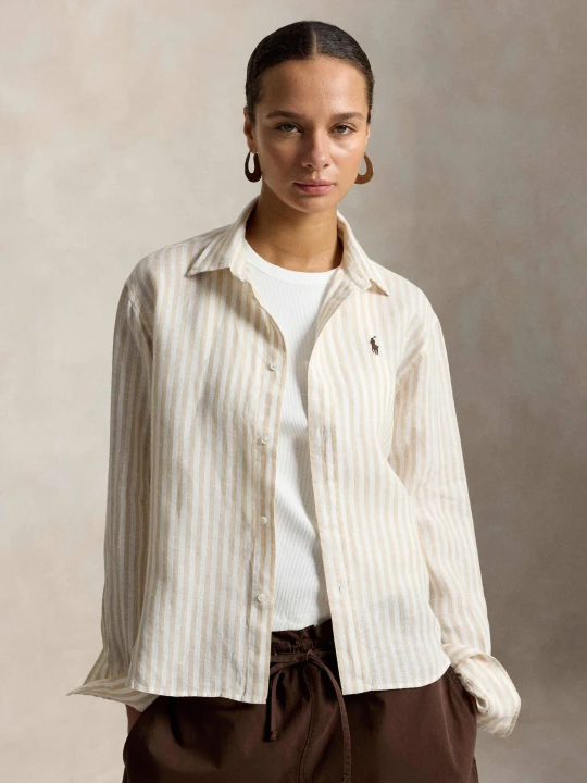 Zdjęcie produktu POLO RALPH LAUREN Lniana koszula | Relaxed fit beżowy