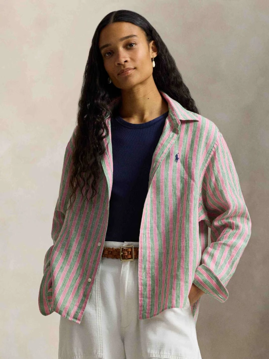 Zdjęcie produktu POLO RALPH LAUREN Lniana koszula | Relaxed fit różowy