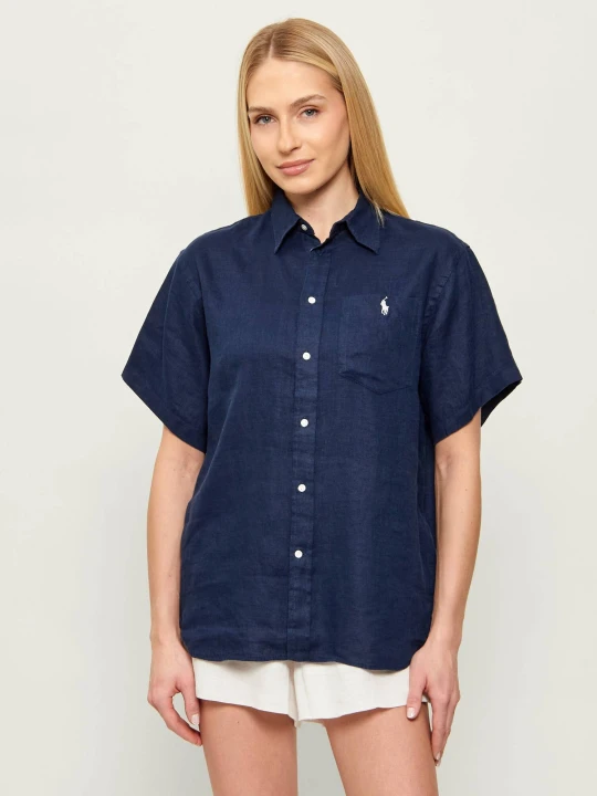 Zdjęcie produktu POLO RALPH LAUREN Lniana koszula | Relaxed fit granatowy