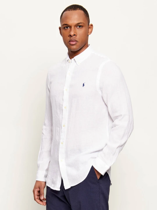 Zdjęcie produktu POLO RALPH LAUREN Lniana koszula | Slim Fit biały